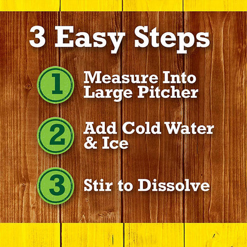 Country Time Powdered Lemonade Drink Mix, 82 oz - Refreshing, Tangy Lemonade Flavor, Easy to Mix, Perfect for Parties, Picnics, or Everyday Hydration
